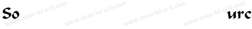 SourceHansCNVF Norma字体转换